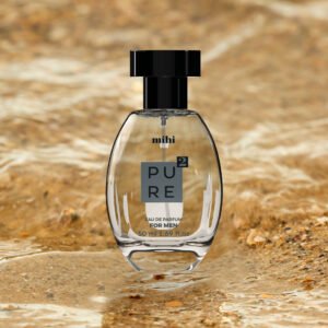 PURE 2 parfum homme oriental épicé 50 ml – poivre blanc, bergamote, sauge, cèdre, cacao, fève tonka – tenue 8 h, 12 %
