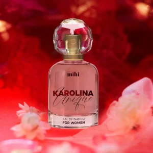 Parfum Unique Karolina MIHI – fragrance orientale épicée pour femme, notes de vanille, tabac et jasmin