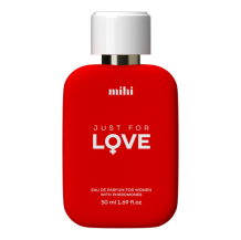 Parfum JUST FOR LOVE Femme MIHI | Floral Oriental avec Phéromones