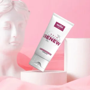Crème régénératrice visage Skin Renew pour apaiser et réparer les peaux sensibles.