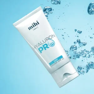 Pot de la crème de jour acide hyaluronique SPF 15 Hyaluron Pro pour une hydratation intense.