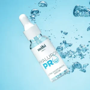 Flacon du sérum acide hyaluronique Hyaluron Pro pour une hydratation intense et un effet anti-âge.