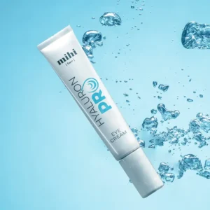 Tube du soin contour des yeux acide hyaluronique Hyaluron Pro pour lisser les rides et réduire les cernes.