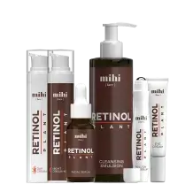 Set complet anti-âge Mihi avec la routine intégrale de la gamme Retinol Plant au Bakuchiol