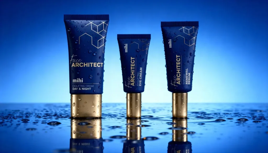 Gamme Face Architect Mihi crème et sérum anti-âge biotechnologie