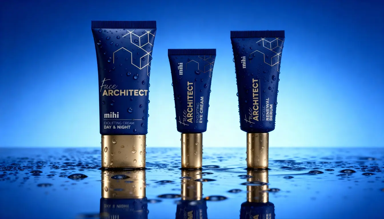 Gamme Face Architect Mihi crème et sérum anti-âge biotechnologie