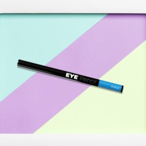 Crayon yeux blue automatique MIHI (07) : Teinte bleu vibrant pour intensifier le regard des yeux marron et bleus.