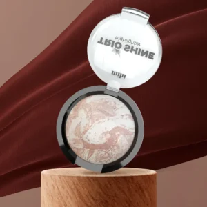 Highlighter Trio Shine MIHI palette enlumineur 3 teintes maquillage vegan