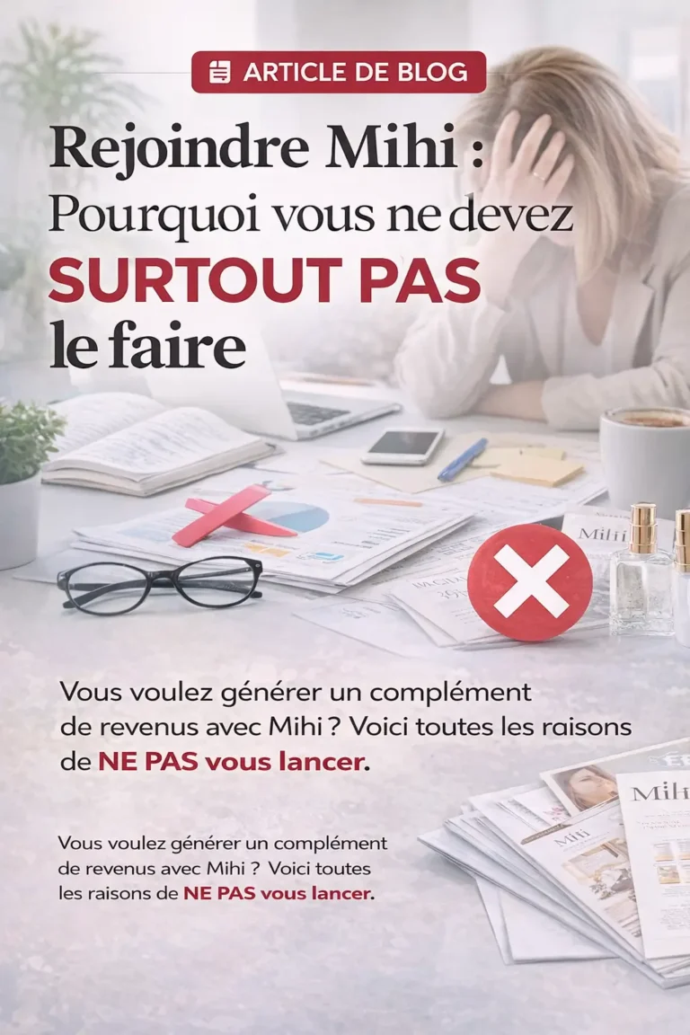 Avis VDI : La vérité sur la motivation nécessaire avant de rejoindre Mihi