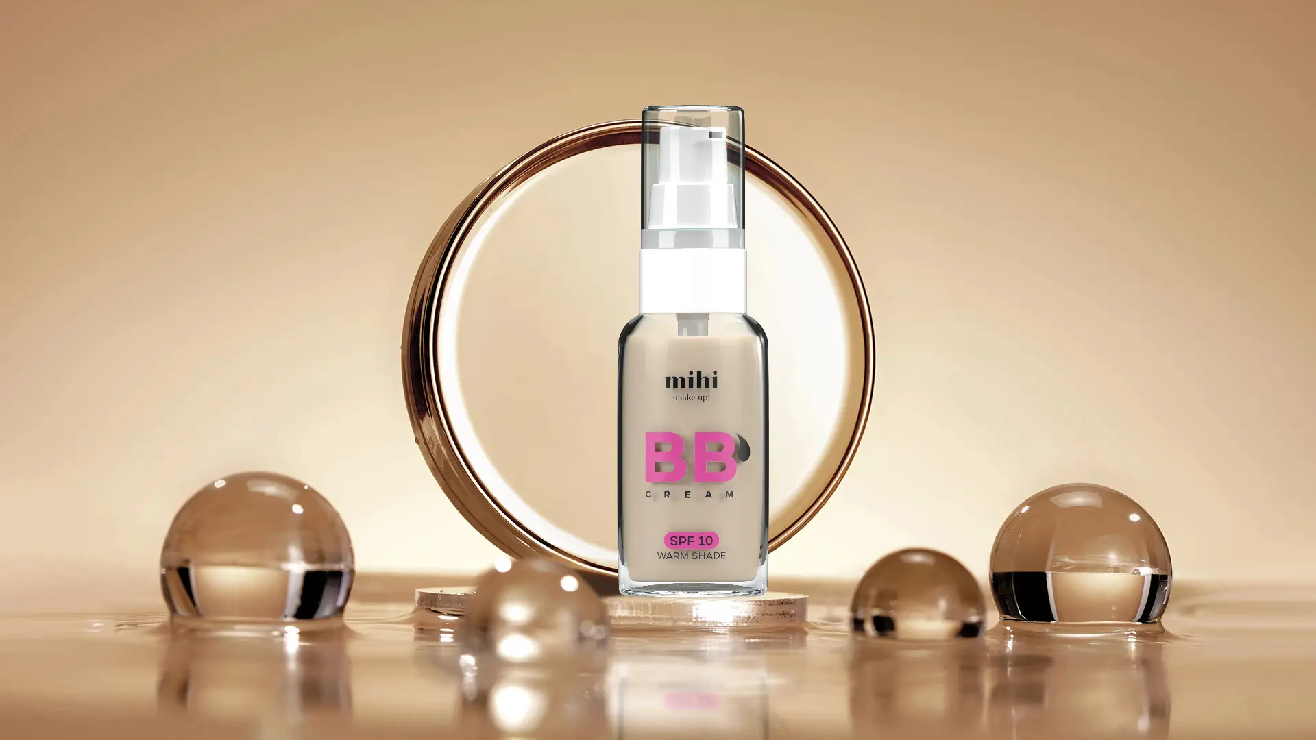 Avis BB crème Mihi SPF 10 : fond de teint naturel, soin hydratant et maquillage compatible grossesse.