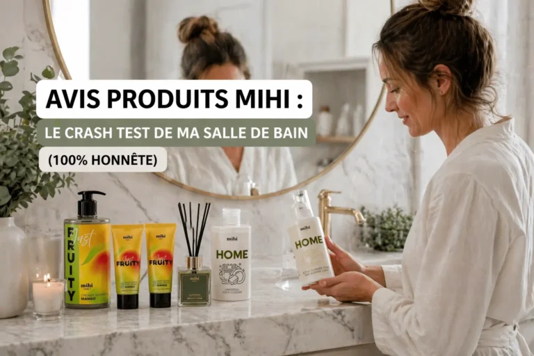 Avis produits Mihi : mon crash test honnête des cosmétiques et produits d'entretien de la marque.