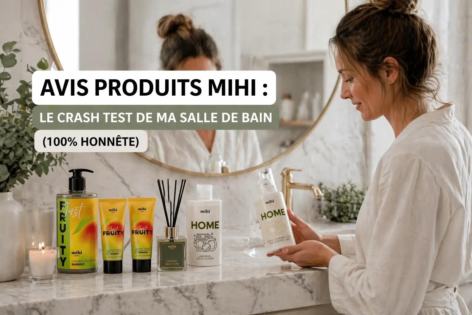 Avis produits Mihi : mon crash test honnête des cosmétiques et produits d'entretien de la marque.