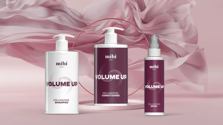 Analyse experte et avis Volume Up Mihi : la composition du shampooing et spray pour cheveux fins.