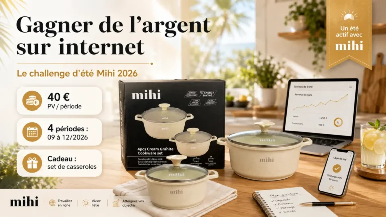 Comment gagner de largent sur internet avec le challenge d'été Mihi.