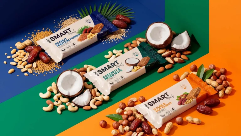 Barres Smart Meal Mihi aux fruits, noix et protéines végétales